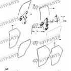 Стеклоподъемник передней двери и уплотнители