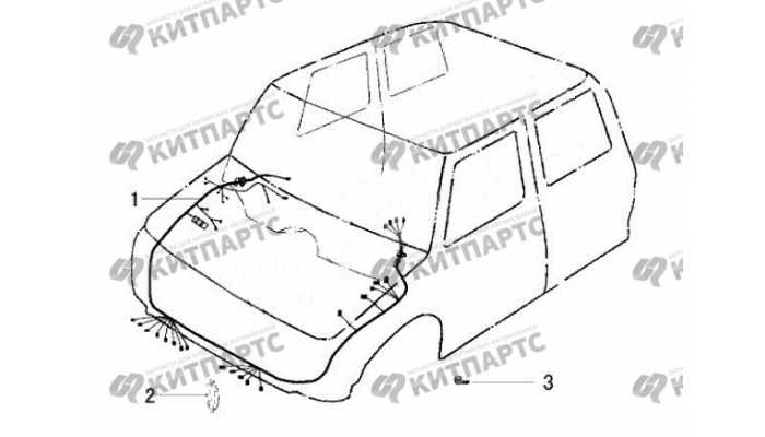 Жгут проводов подкапотный Great Wall